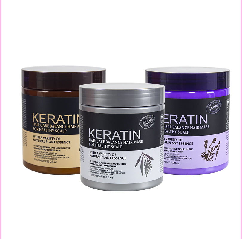 Andre steder Sydamerika Kan ikke Keratin Hair Care Balance Hair Mask & Treatment For Healthy Scalp 1000 –  Rozzana.pk