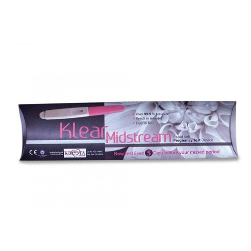 Klear Midstream Rapid Self Pregnancy Testing Kit - 1 Piece