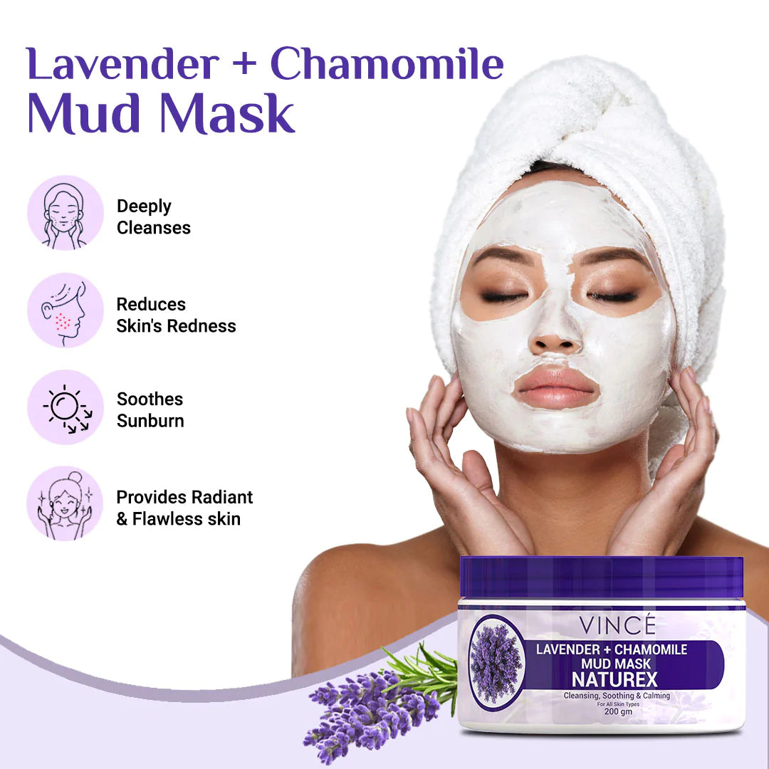 Vince Lavender + Chamomile Mud Mask 200 GM