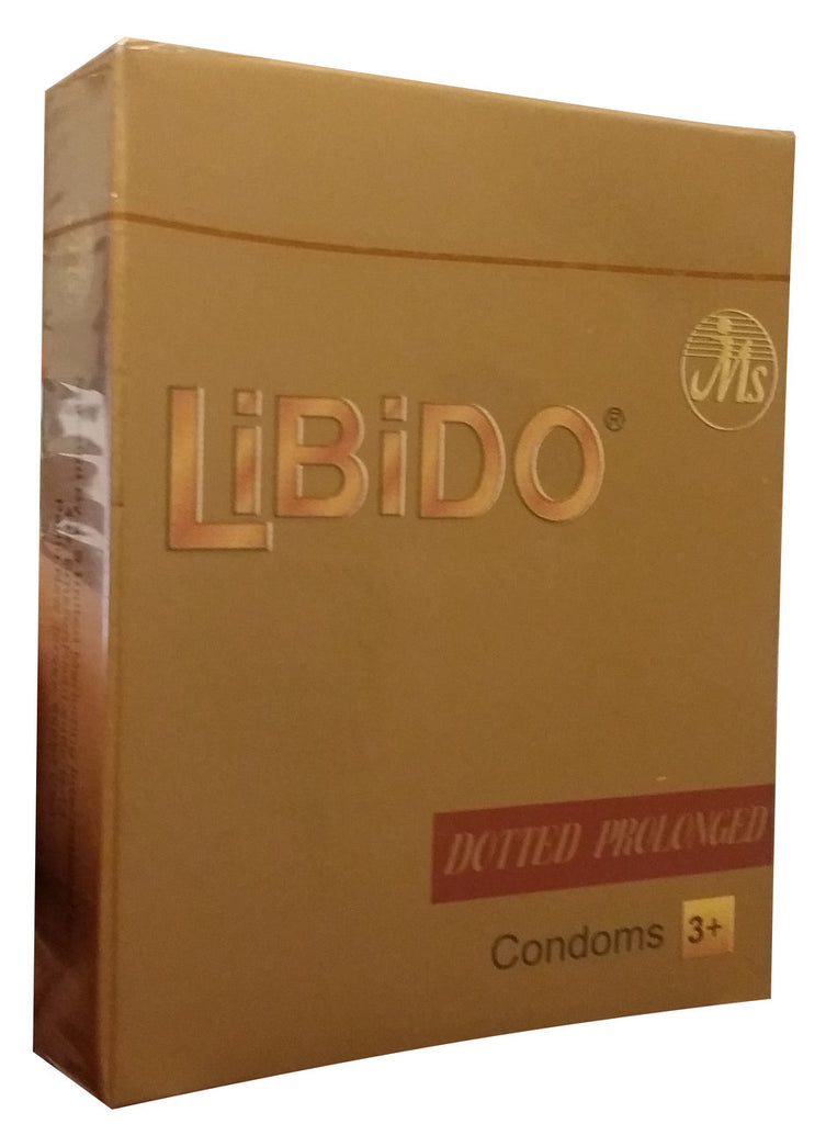 Libido Dotted Prolonged Condoms 3 Pieces