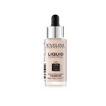 Eveline Liquid Control Mattifying Drops Foundation 32 ML