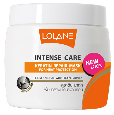 Lolane Intense Care Keratin Repair Mask - Heat And Blow Dry 200 GM