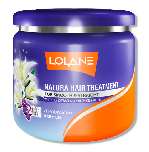 Lolane Natura Hair Treatment for Smooth & Straight with Lily Extract