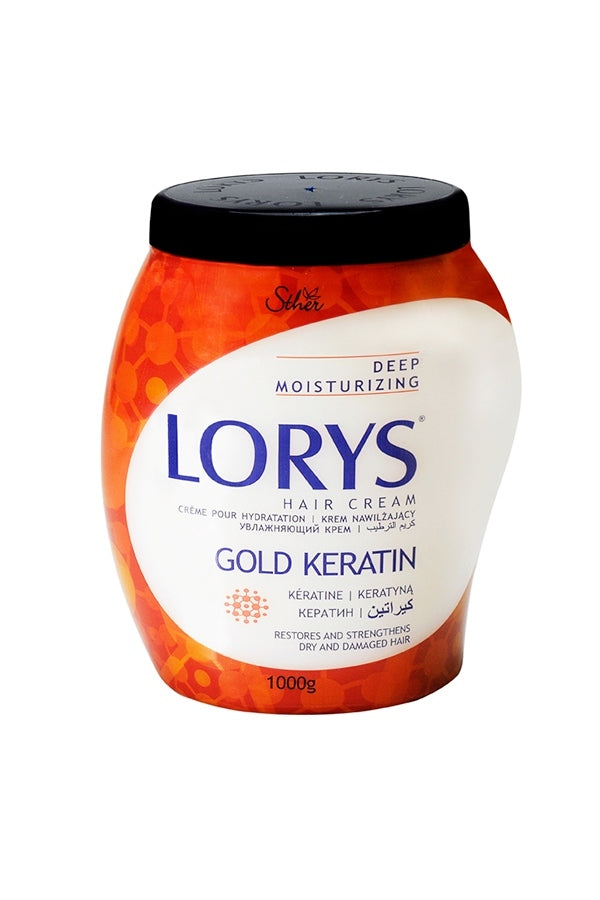 Lorys Gold Keratin Deep Moisturizing Hair Cream 1 KG
