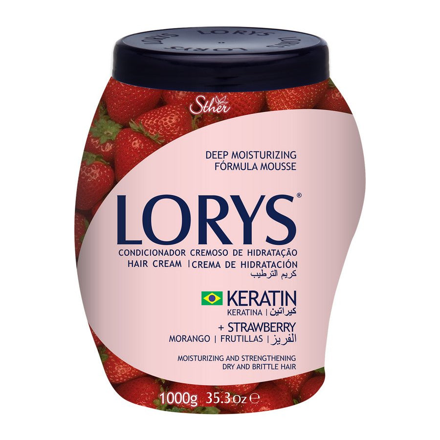 Lorys Strawberry Deep Moisturizing Hair Cream 1 KG