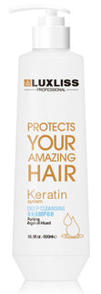 Luxliss Professional Keratin Deep Cleansing Shampoo 500 ML