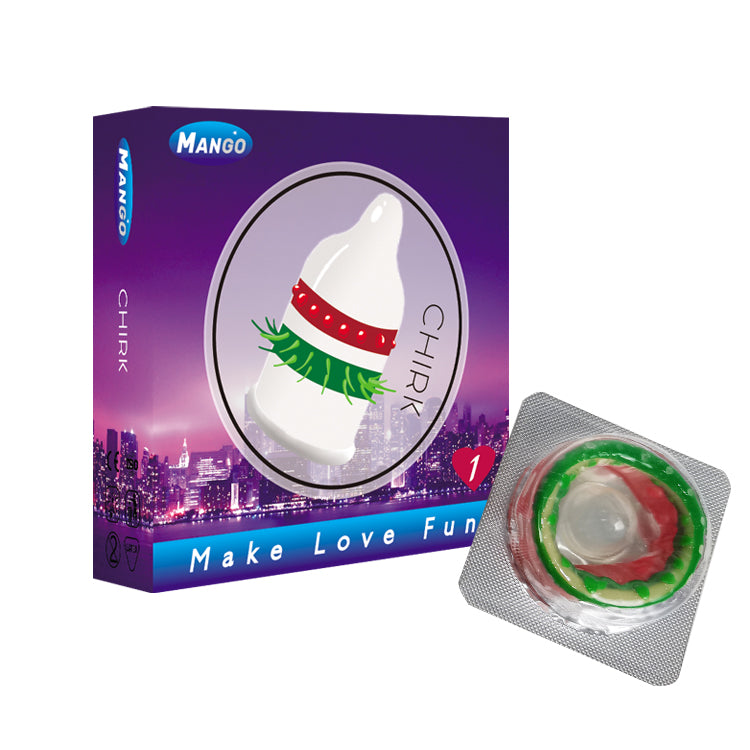 Mango Novelty Spike Condoms 1 Piece