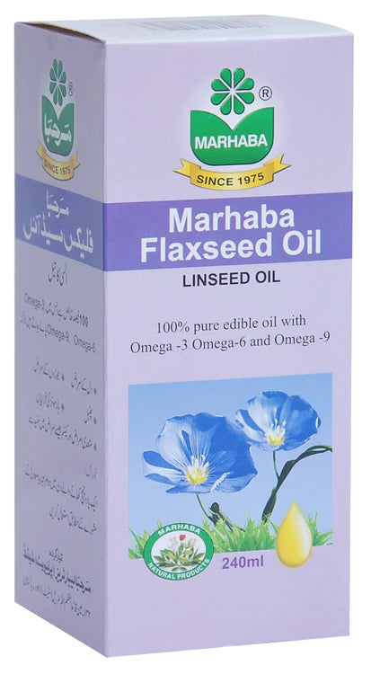 Clearance sale  Marhaba Flaxseed oil (Linseed Oil) 25 ML   Expair 2023