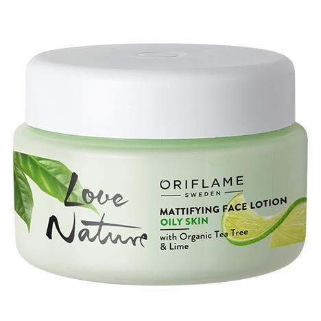 Oriflame Mattifying Face Lotion with Organic Tea Tree & Lime 50 ML