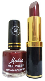 Medora Lipstick and Nail Polish Pair Pack (Multiple Shades)