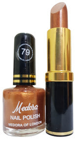 Medora Lipstick and Nail Polish Pair Pack (Multiple Shades)