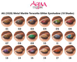 Aqua Color Line Metals Marble Teracotta Glitter Eyeshadow