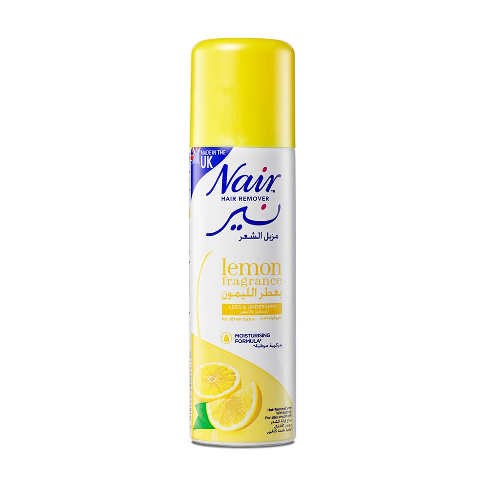 Nair Hair Removal Spray With Baby Oil For Lemon Fragrance 200 ML