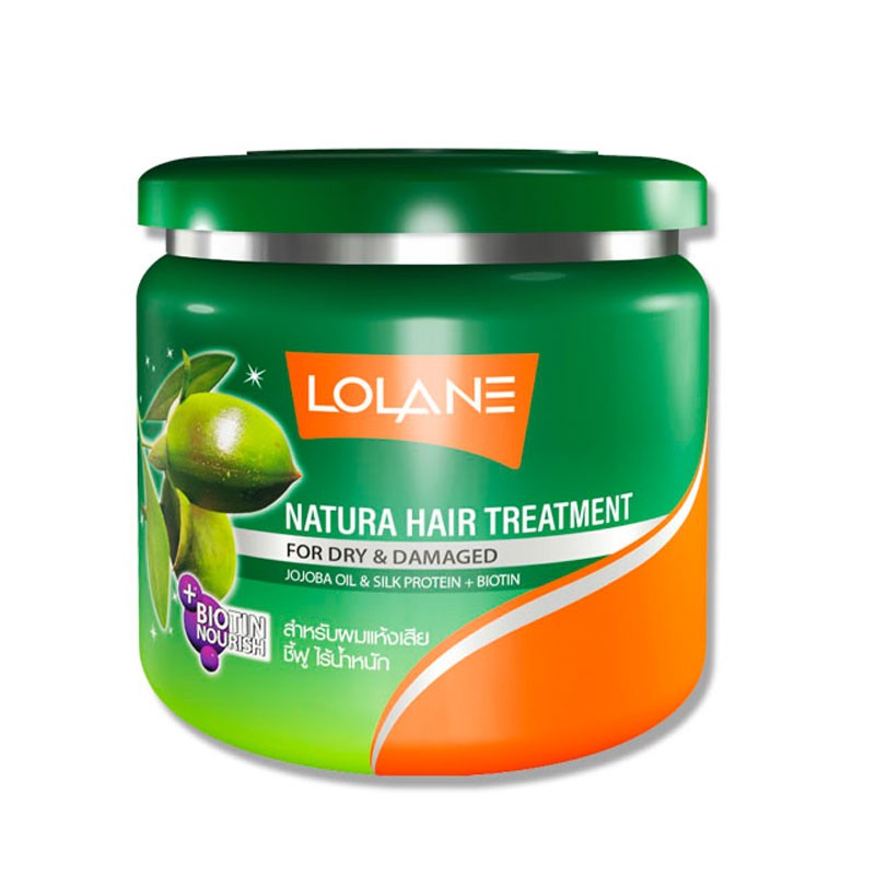 Lolane Natura Hair Treatment For Dry & Damage Hair with Jojoba Oil
