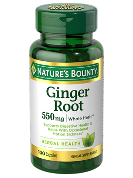 Nature's Bounty Ginger Root 550 MG 100 Caps