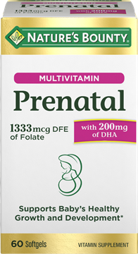 Nature's Bounty Prenatal Vitamins & Minerals 60 Tabs
