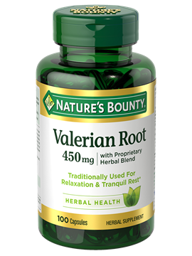 Nature's Bounty Valerian Root 450 MG 100 Caps