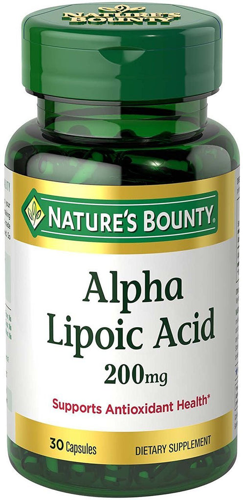 Nature's Bounty Alpha Lipoic Acid 200 MG 30 Softgels