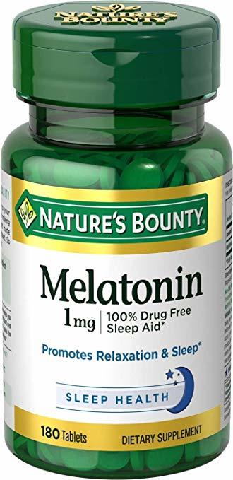 Nature's Bounty Melatonin 1 MG 180 Tabs