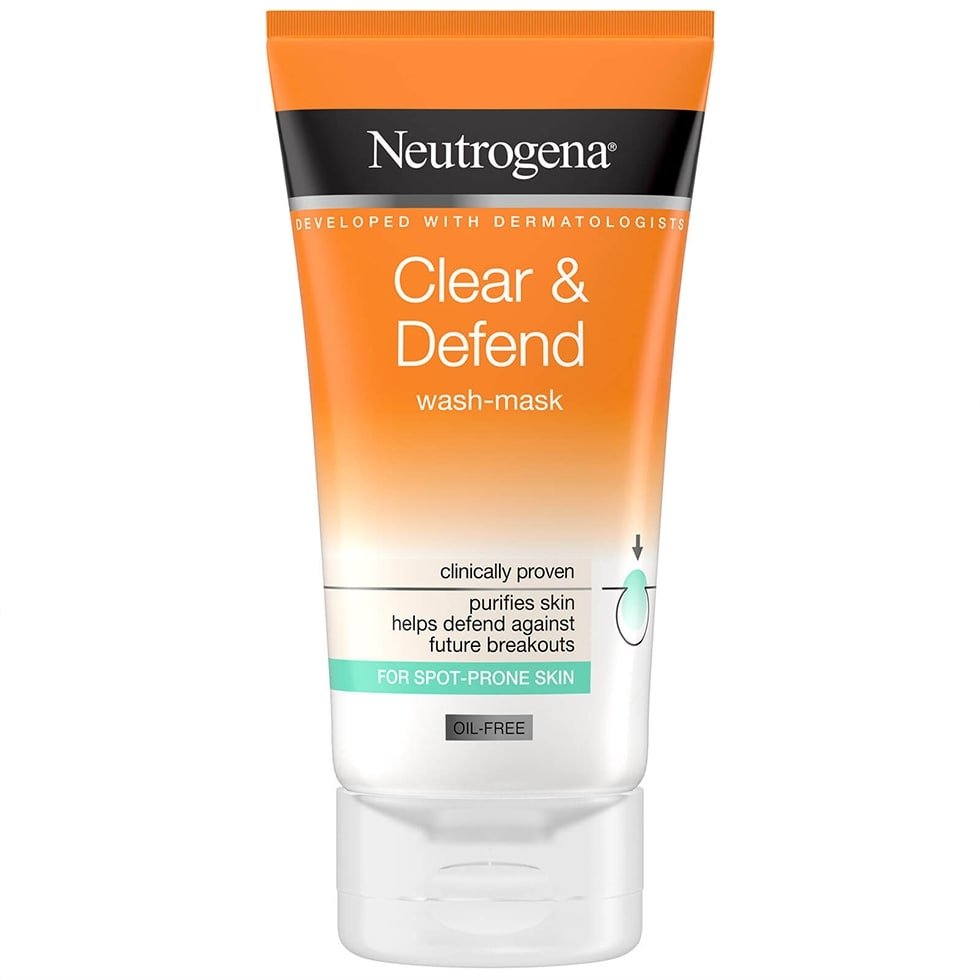 Neutrogena Clear & Defend 2 in 1 Wash-Mask 150 ML