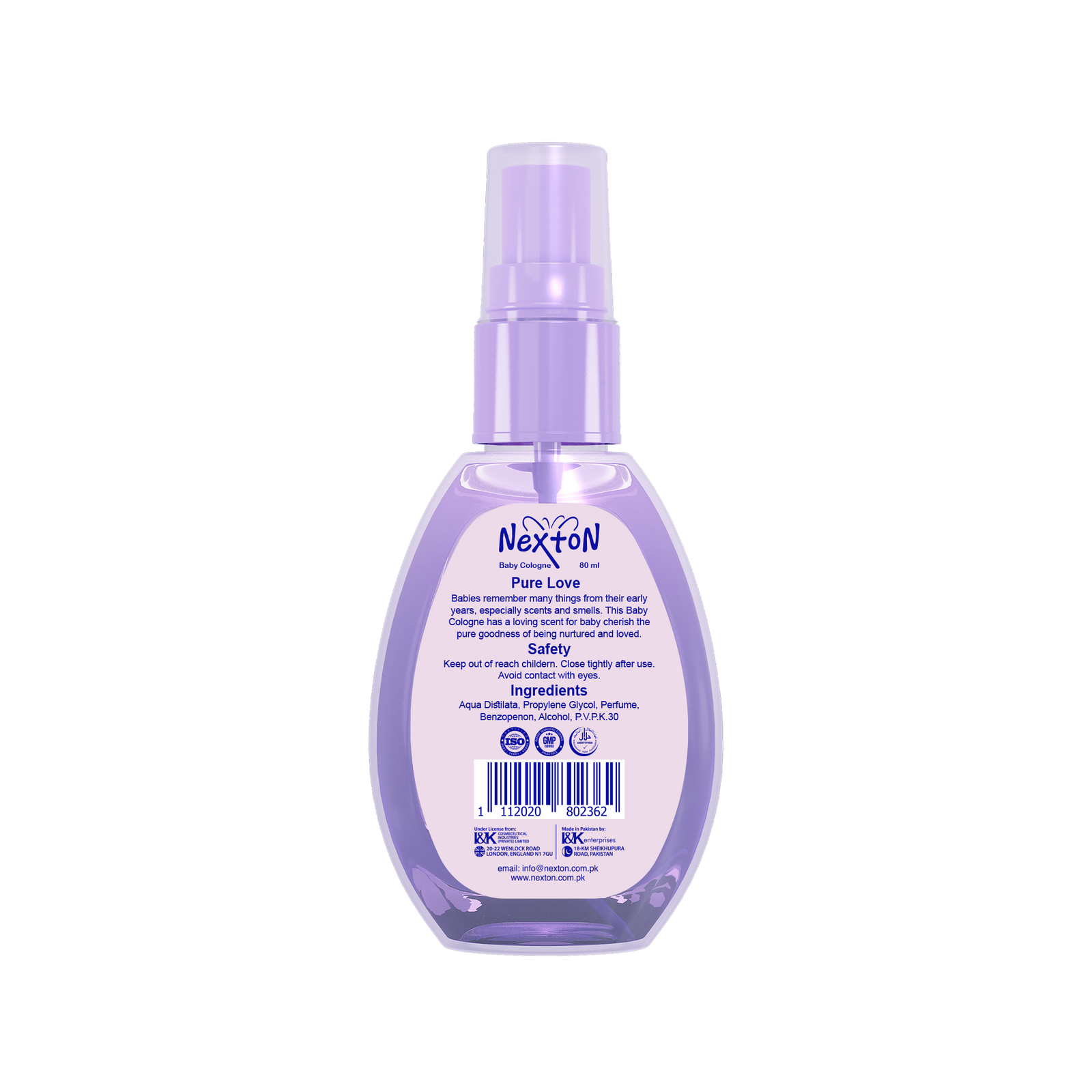 Nexton Baby Cologne Pure Love 80 ML