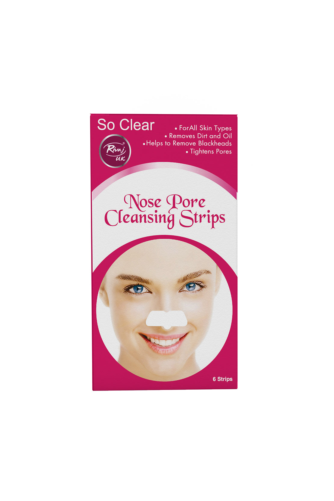 Rivaj UK So Clear Nose Pore Cleansing 6 Strips Rozzana.pk
