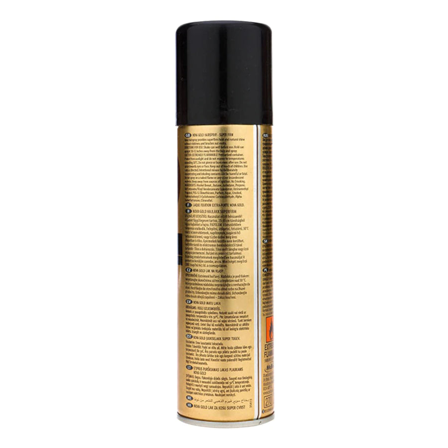 Nova Gold Super Firm Hold Hairspray