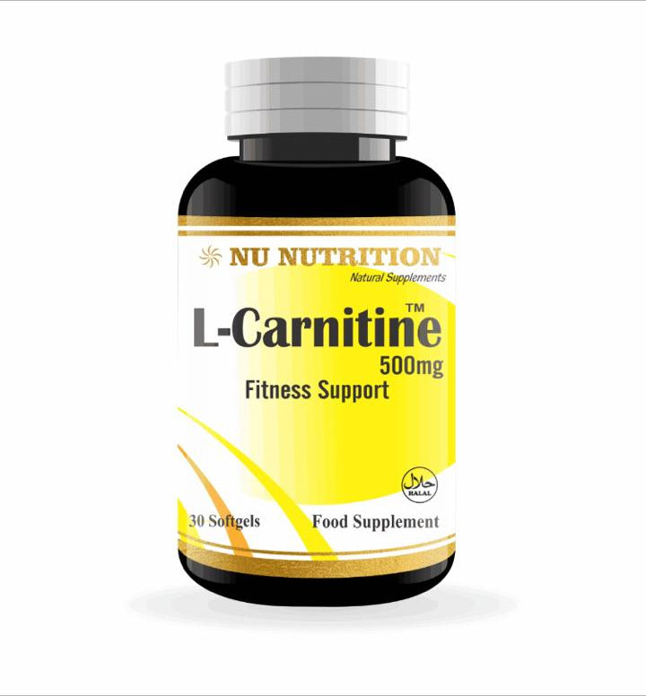 Nu Nutrition L-Carnitine 500 MG 30 Softgels