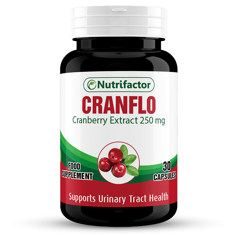 Nutrifactor Cranflo Cranberry Extract 250 MG 30 Caps
