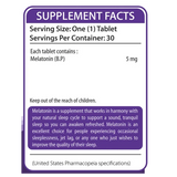 Nutrifactor Melatonix Melatonin 5 MG 30 Tablets