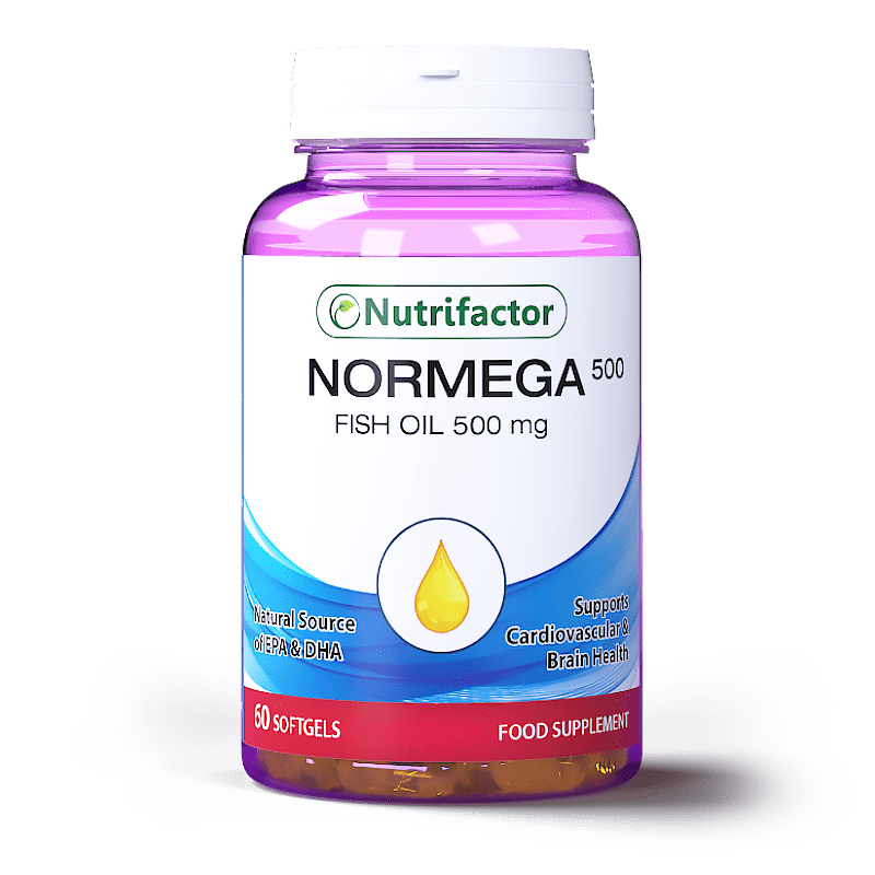 Nutrifactor Normega 500 Fish Oil 500 MG 60 Softgels