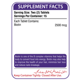 Nutrifactor Nutin Biotin 2500 MCG