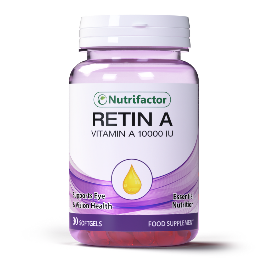 Nutrifactor Retin A Vitamin A 10000 IU 30 Softgels