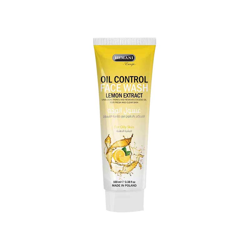Hemani Natural Oil Control Face Wash Lemon Extract 100 ML