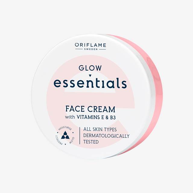 Oriflame Glow Essentials Face Cream with Vitamins E & B3 75 ML