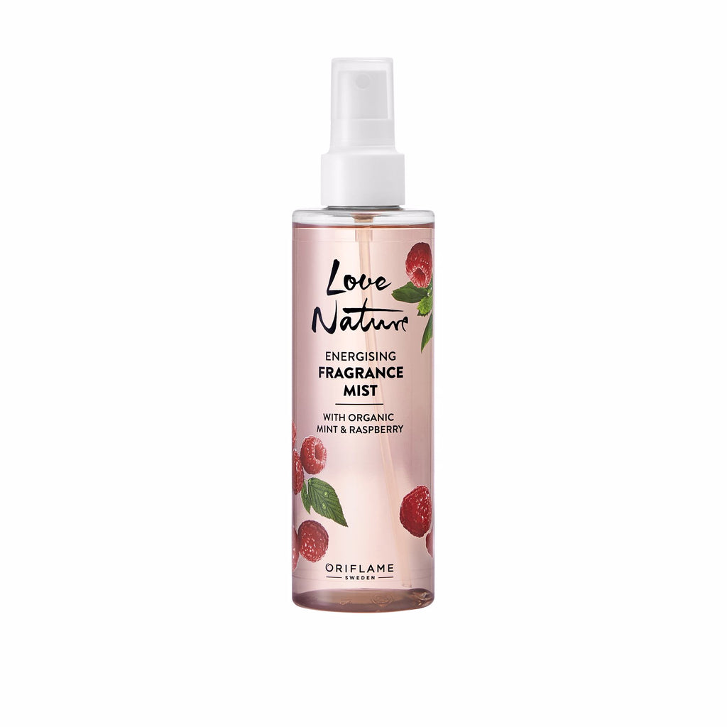 Oriflame Love Nature Energising Fragrance Mist with Organic Mint & Raspberry 200 ML