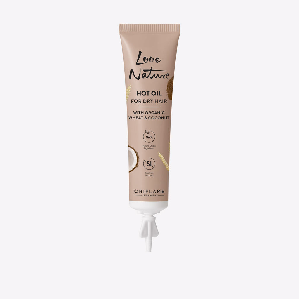 Oriflame Love Nature Hot Oil For Dry Hair with Organic Wheat & Coconut 15 ML