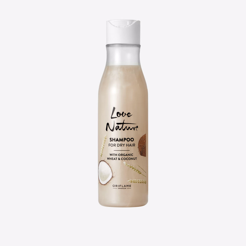 Oriflame Love Nature Shampoo For Dry Hair with Organic Wheat & Coconut 250 ML