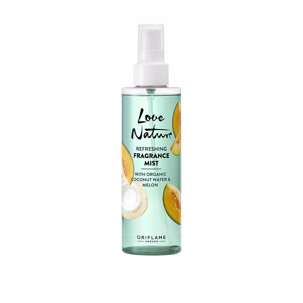 Oriflame Love Nature Refreshing Fragrance Mist with Organic Coconut Water & Melon 200 ML