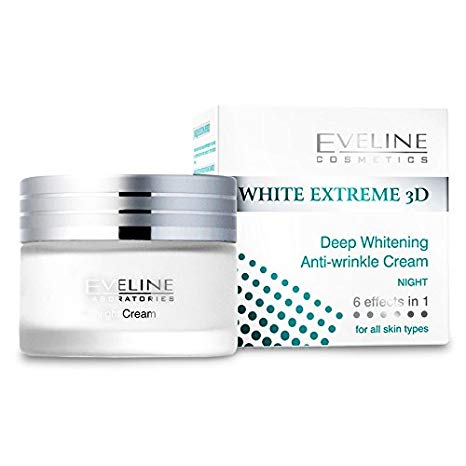 Eveline White Extreme 3D Deep Whitening Anti-Wrinkle Night Cream 50 ML