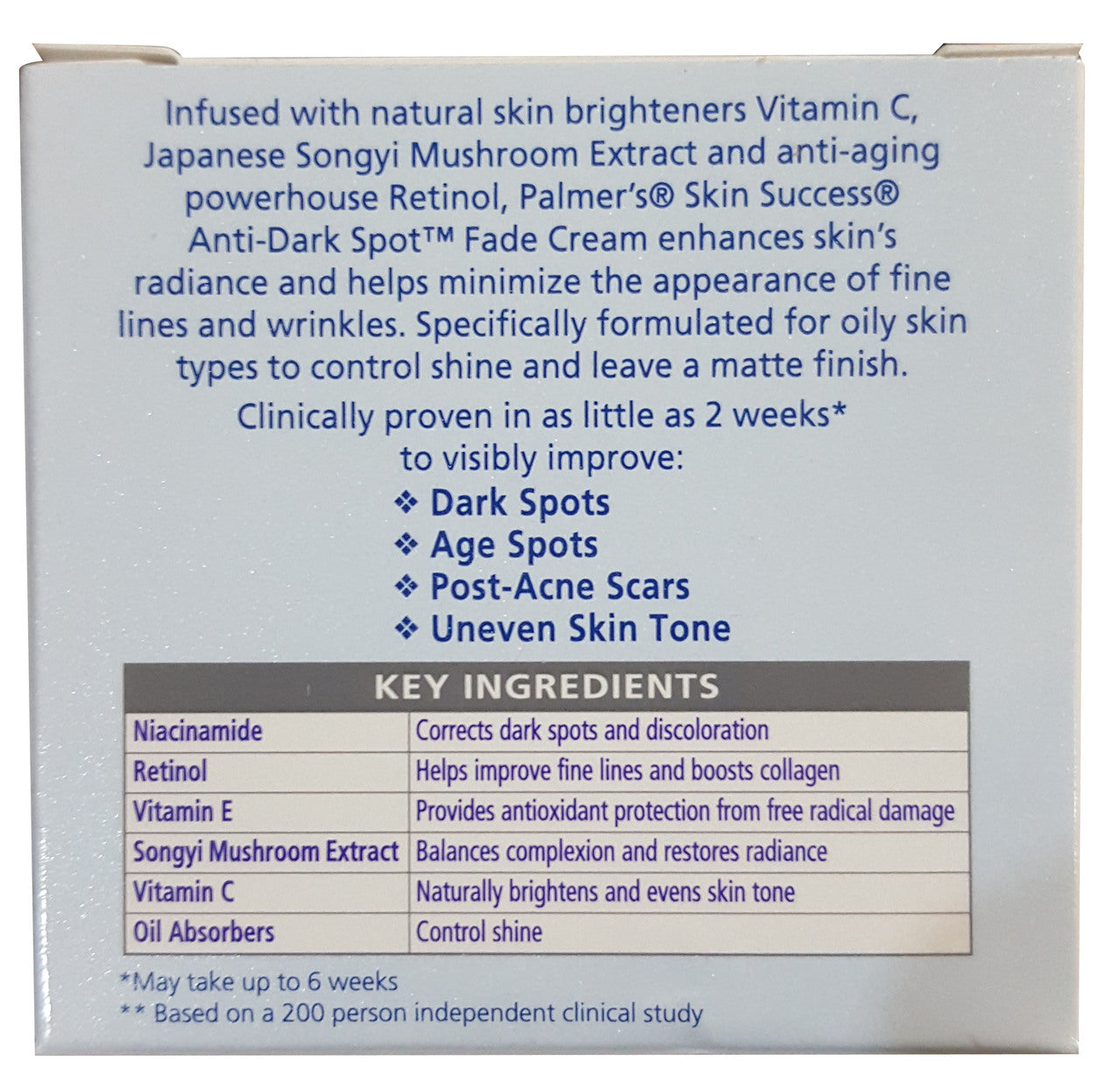 Palmer's Skin Success Anti-Dark Spot Fade Cream For Oily Skin 75 GM