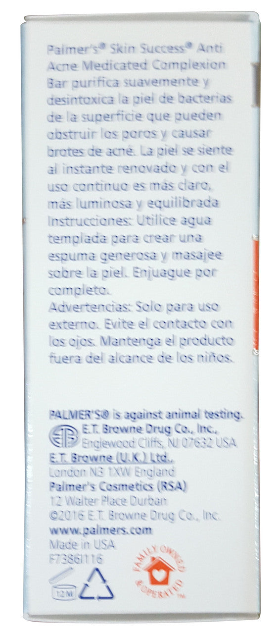 Palmers Skin Success Anti-Acne Medicated Complexion Bar Soap 100 GM