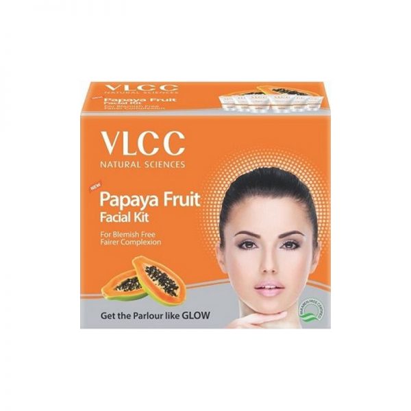 VLCC Papaya Single Facial Kit 6 step kit India Pack