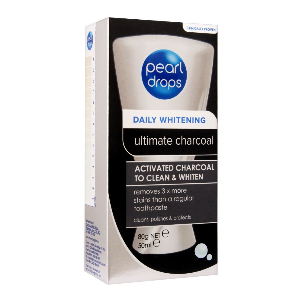 Pearl Drops Daily Whitening Ultimate Charcoal Toothpaste 50 ML