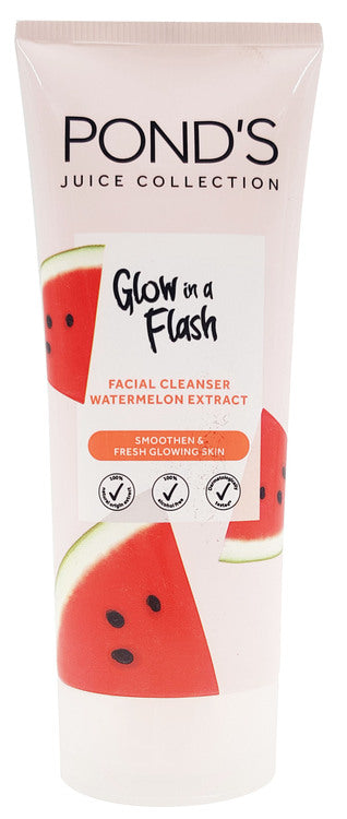 Pond's Juice Collection Glow in a Flash Facial Cleanser 90 GM Watermelon Extract