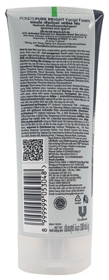 Pond's Pure Bright Facial Foam 100 GM