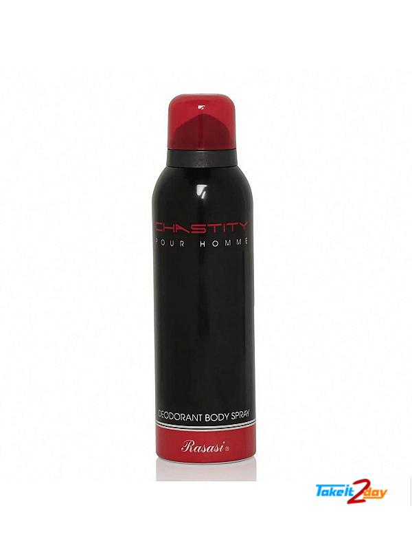 Rasasi Chastity Deodorant Body Spray for Men 200 ML