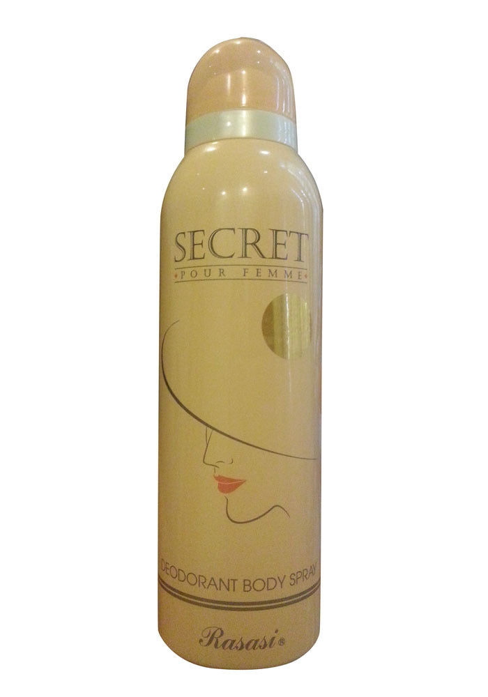 Rasasi Secret Pour Femme Deodorant Body Spray 200 ML