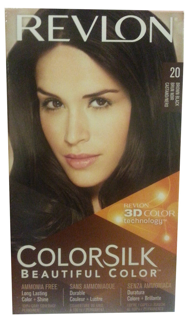 Revlon ColorSilk Beautiful Color™ Brown Black 20