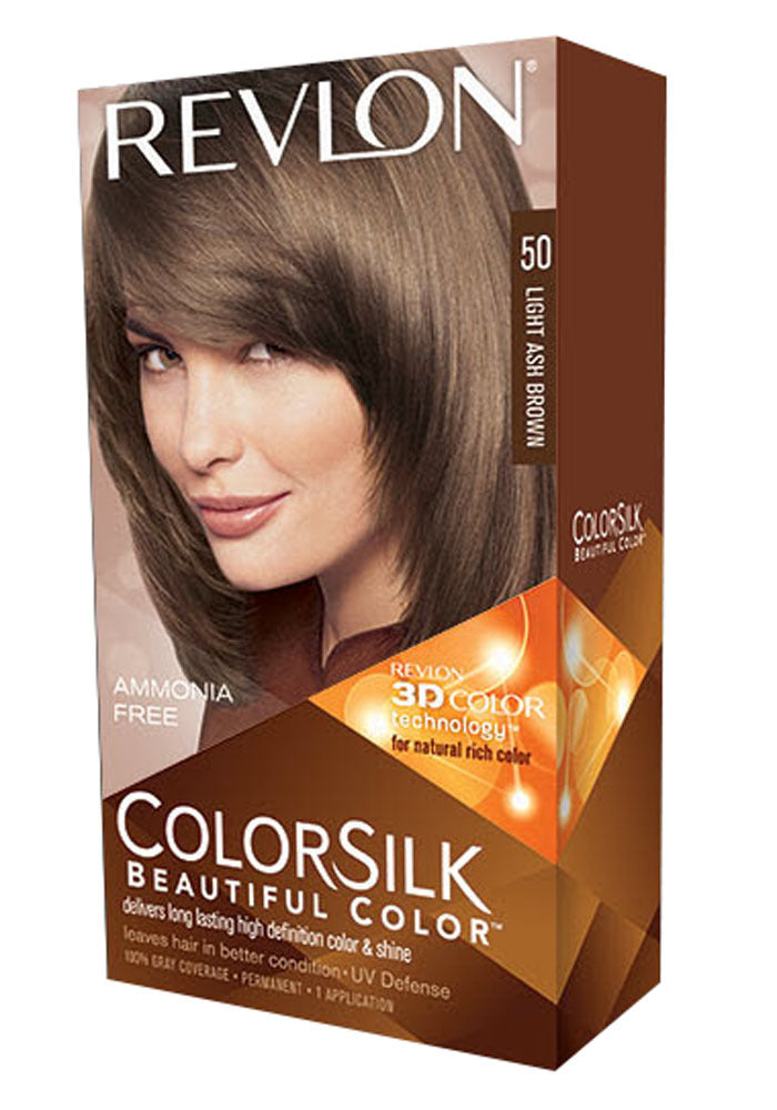 Revlon ColorSilk Beautiful Color™ Light Ash Brown 50